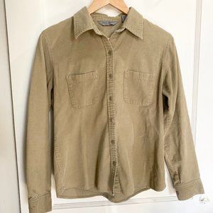 Tan Corduroy Button-up
